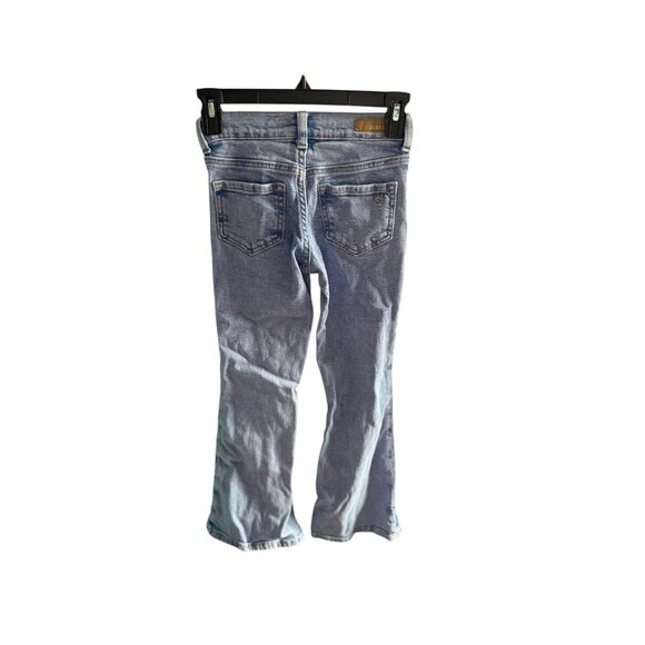 Justice Girls Distressed Flared Jeans (Size 8) - Picture 2 of 3